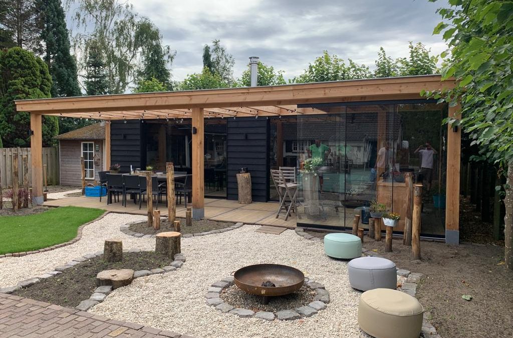 Douglas overkapping met Pergola 8 Beek en Donk