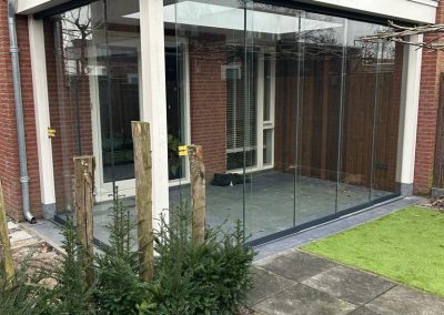 Veranda modern met glazen deuren 35 Uden