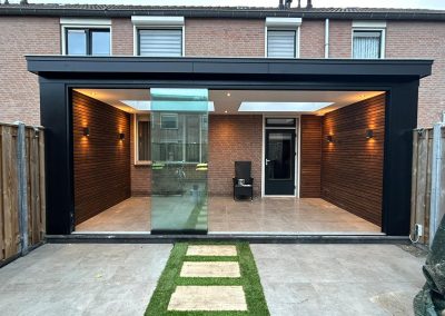 Veranda modern met glazen deuren 36 Venray