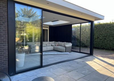 Veranda modern met Steellook schuifdeuren 37 Gennep