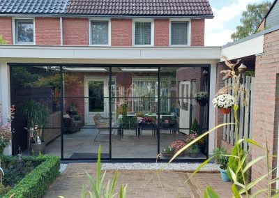 Veranda klassiek met Steellook schuifwanden 14A Boekel