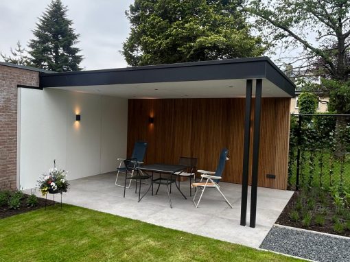 Overkapping met strak plafond 45 Einhoven