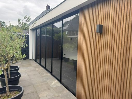 Steellook Glazen schuifwand 6A